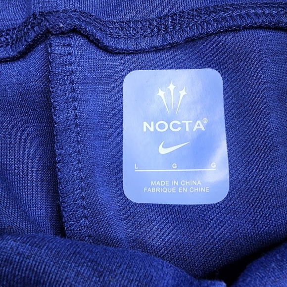 Nike x Drake Nocta Zip Tech Fleece Pants Navy Blue Size Large - Picture 3 of 16